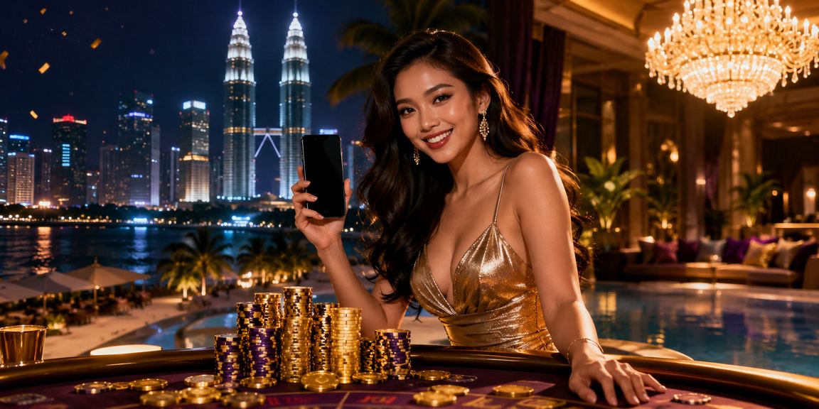 Pemain menikmati kemudahan kasino mudah alih di Kuala Lumpur